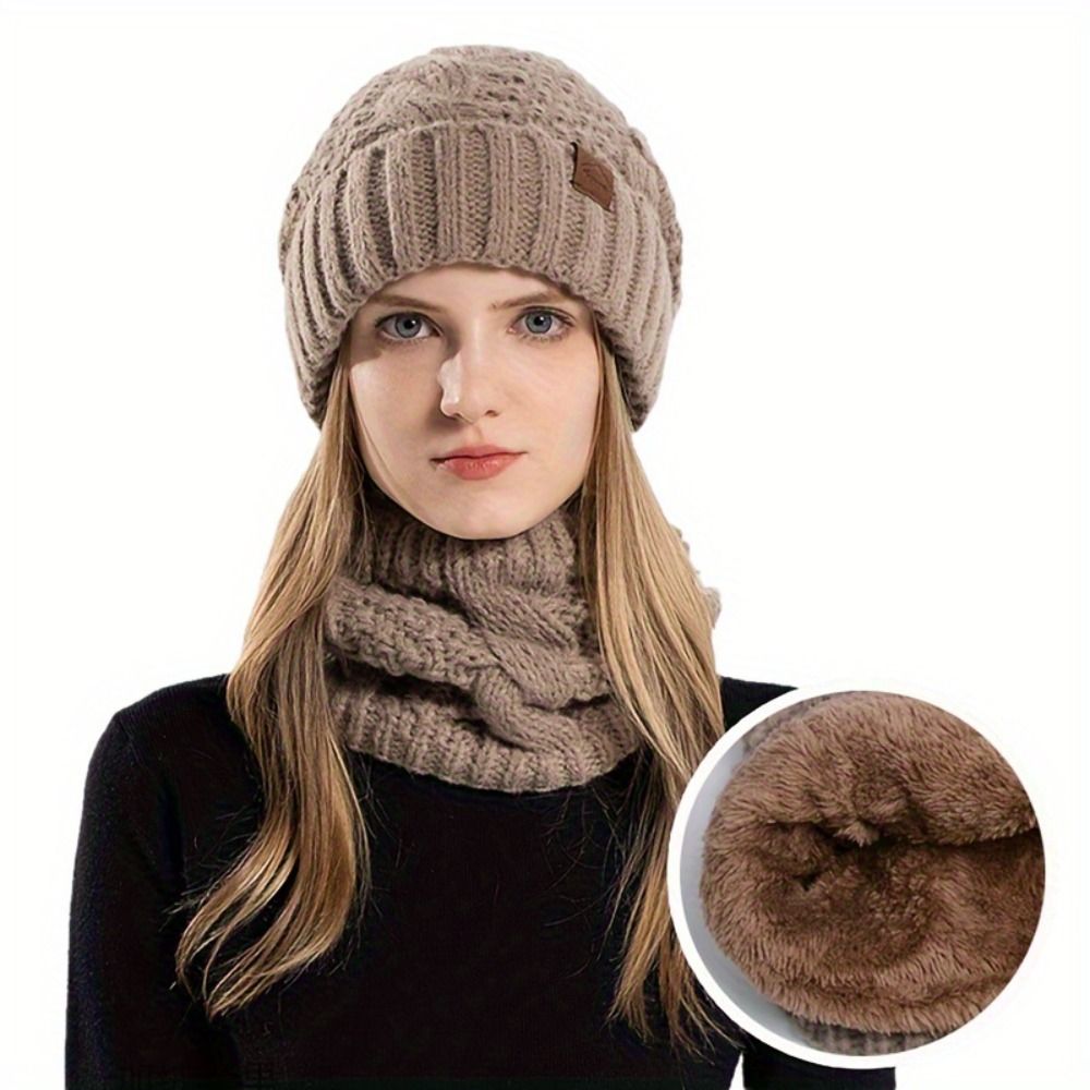 Wool Glove Lined - Set Invernale Morbido di Cappello e